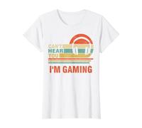 Casque de Jeu Amusant avec Inscription « Can't Hear You I'm Gaming » T-Shirt Graphique avec Valeur