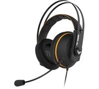 Asus TUF Gaming H7 7.1 Casque de Jeu avec Pilote 53 mm Jack 3, 5 mm (Adaptateur USB) Boom Mic Virtual Surround en Acier Inoxydable Jaune