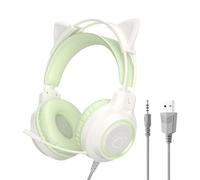 Casque De Jeu Avec Câble - Annulation Du Bruit Avec Microphone - Casque De Jeu Pour Ordinateur - Pour Écoute De La Musique Appels Téléphoniques Studio Maison Dortoir Appartement Filles Femmes