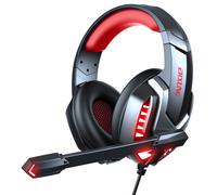 Casque de jeu avec effets sonores exceptionnels, conception professionnelle pour PS4, PC, Xbox, Nintendo Switch et plus encore, casque de jeu sans