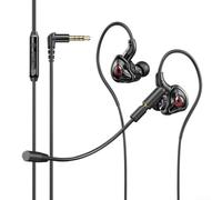 Casque de jeu avec micro 3,5 mm pour USB C Deep Bass Gaming Headset (3,5 mm) | Pilote dynamique de 10 mm, réponse des basses profondes, micro amovible, commandes en ligne, appels musicaux de jeu