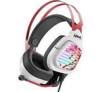 Casque de jeu avec micro, A4TECH BLOODY G560 NARAKA 7.1 RGB, blanc