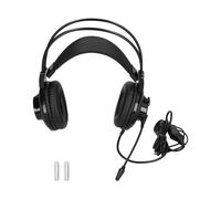 Casque de jeu avec micro antibruit, son surround 3D stéréo, design circum-aural, arceau réglable, léger et confortable, compatible PS4, Xbox, PC