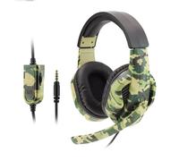 Casque de jeu camouflage 3,5 mm Casque stéréo de jeu professionnel Casque d'ordinateur pour PS4 PS3 Xbox Switch