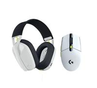Logitech Combo gaming sans fil EWR2 - Noir/Blanc/Lime - Version allemande