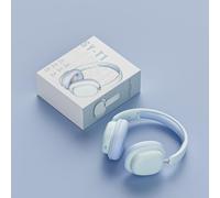 Casque de Jeu Fil, écouteurs Pliables à Bobine Dynamique de 40 Mm avec Micro pour Un Effet Sonore Clair [Connexion BT] [Conception Portable] (Blue)