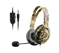 Casque de jeu filaire Camouflage, avec Microphone, pour PS4, avec Jack de 1.2m