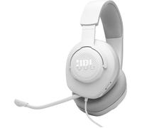 JBL Casque gaming Quantum 100 M2 – filaire, micro amovible, jack 3,5 mm – blanc