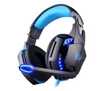 Casque de jeu filaire KOTION EACH G2000 : Plongez dans un son cristallin grâce à un micro antibruit, des lumières LED et des oreillettes