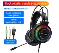Casque de jeu filaire PSH-400 mm, avec micro antibruit, pour PS4, PS3, PC, Switch, 3.5