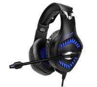 Casque de jeu Gaming PS4 ONIKUMA Stéréo Audio Basse Écouteurs Gamer avec éclairage LED Anti Bruit Microphone Contrôle du volume