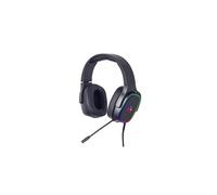 Casque de jeu - GEMBIRD - Modèle 7.1 Surround - Rétroéclairage RVB - Noir - Microphone rotatif