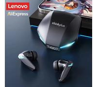 Casque de jeu Lenovo XT53 avec écran LED numérique, écouteurs sport sans fil, appels HD, faible latence, étanche, GM2 Pro amélioré White 5PCS