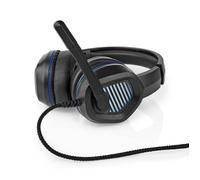 Casque de jeu - NEDIS - GHST410BK - Noir - Surround - Micro rabattable - 2.10 m