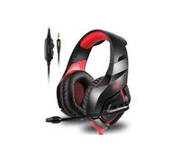 Casque de jeu ONIKUMA K1-B avec microphone Rouge