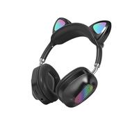 Casque de jeu pliable sans fil avec Bluetooth 5.0, stéréo, basse lourde, lumineux, LED