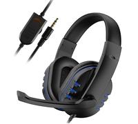 Casque de jeu pour PS4 PS5 PC Xbox One, casque PS4 avec microphone Surround Bass Sound Headphones Réduction du bruit
