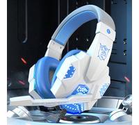 Casque De Jeu Premium Circum-aural Avec Rétroéclairage Led - Compatible Avec Les Ordinateurs Portables, Les Tablettes, Les Consoles De Jeux, Les Téléphones Ios Et Android ! Taille UniqueCartoonABS