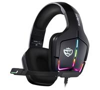 Casque de jeu professionnel, avec éclairage coloré rvb, micro, PC, téléphone, Switch, PS5, XBOX, filaire