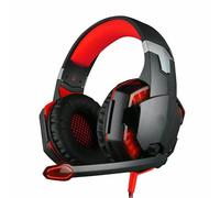 casque de jeu professionnel filaire, stéréo réglable, basse, lumineux, pour pc, ordinateur portable, 1 pièce