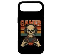Casque de Jeu rétro avec crâne Gamer Coque pour iPhone Air