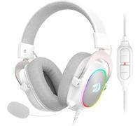 Casque de jeu rétroéclairé filaire 7.1 son Surround multi-formes - Redragon H510 Zeus-X RGB - Blanc