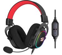 Casque de jeu rétroéclairé filaire 7.1 son Surround multi-formes - Redragon H510 Zeus-X RGB - Noir