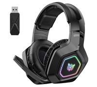 Casque de Jeu Sans Fil Bluetooth ONIKUMA B100 2,4 GHz Noir