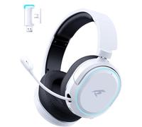 Casque de jeu sans fil, Casque Audio Son Surround 7.1, USB 2,4 GHz avec Bluetooth 5.4, Batterie de 100 Heures, Microphone Antibruit ENC, Lumière RVB, pour PC, PS5, PS4, Mac Switch