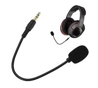 Casque de jeu stéréo filaire avec microphone réglable à 360 degrés et microphone combiné casque de jeu jack 3,5 mm