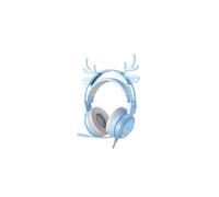 Casque de jeu stéréo pour PS4 PC Xbox One PS5 Manette Casque supra-auriculaire avec microphone et lumière LED antibruit Son surround