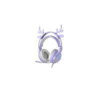 Casque de jeu stéréo pour PS4 PC Xbox One PS5 Manette Casque supra-auriculaire avec microphone et lumière LED antibruit Son surround