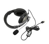 Casque de Jeu USB avec Microphone, Pilotes 40 Mm, Son HiFi, Suppression du Bruit, Coussinets d'oreille Confortables pour PC, Un Ordinateur Portable, Multi-Plateforme de Jeu