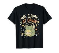 Casque de Jeu We Game At Dawn Funny Frog T-Shirt Graphique avec Valeur