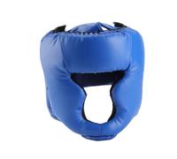 Casque de Kickboxing pour Adultes et Enfants, équipement d'entraînement MMA, Sparring, Arts Martiaux, Casque de Boxe en Cuir PU, Rembourrage en Mousse épaisse, Fixation adhésive (S pour Les Enfants)