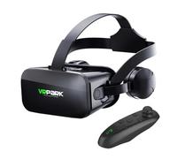 Casque De Lunettes - Lentille en Résine Asphérique ABS 1,65 Pouces, Mise Au Point Réglable IPD, Visionneuse 3D Immersive, Audio Stéréo HiFi | Expérience De Réalité Virtuelle Haute Résolution pour L