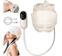 Casque De Massage électrique Anti-Migraine:Soulage Les Maux De Tête Et Les Tensions,Masse La Tête Et Les Yeux,Favorise Le Sommeil,4 Modes,3 Niveaux De Chaleur Et Massage Par Vibration à 6 Zones B