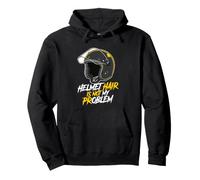 Casque de Motard Hair Not My Problem Bald Motorcycle Rider Sweat à Capuche