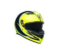 Casque De Moto AGV K3 Rossi Test D'Hiver Phillip Island 2005 Taille: M (57)