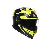 Casque De Moto AGV K7 Glimpse (Noir/Jaune) Taille: M (57)
