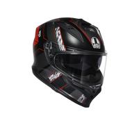 Casque De Moto AGV K7 Kyber (Noir/Rouge) Taille: L (59)