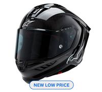 Alpinestars Supertech R10 Carbon Casque, noir, taille S pour homme