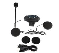 Casque de moto Bluetooth MotorMinds - Interphone Bluetooth - Bleu Tooth V5.0 - Sans fil - Mains libres - Intercom - Pour moto - Pour l'extérieur - Pour GPS, contrôle des appels, musique