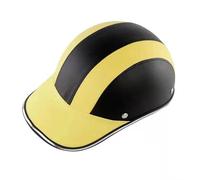 Casque De Moto Casque Style Casquette De Baseball Casques Bols Demi-Visage Motorcycle De Casque pour Les Hommes Adultes Femmes Casque De Moto Léger E,56-60CM