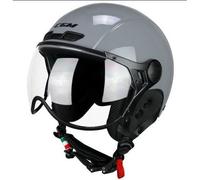 Casque de moto CGM Ebi Mono - gris - taille L (59 cm)