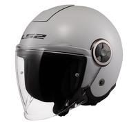 LS2 Helmets Casque jet OF620 Classy Solid Gris Taille M pour homme