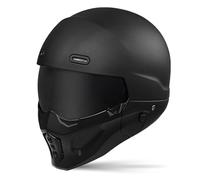 Casque de Moto de Personnalité Rétro, Casque de Moto Modulables Certifié Dot/ECE pour Homme Et Femme, Casque Combiné D'été Rétro Street Fighter, Casque Semi-Ouvert B,M