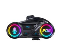 Casque de Moto - Écouteurs Audio pour Casque, Batterie 800 mAh avec Suppression du Bruit, pour Les déplacements Domicile-Travail, Le Cyclisme, la Course, Le Snowboard, Le Ski, L'Aventure en Plein air