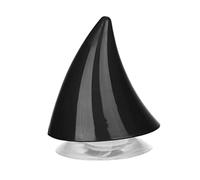 Casque De Moto Horn Horn Plastique Casques Autocollants Avec Sous-tassette Pour Décoration De Casque, Cornes De Casque De Moto, Heads À Moteur, Noir