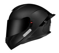 Casque De Moto Intégral Casques Intégraux De Scooter ECEDOT Homologué Casque De Moto Intégral avec Double Visière Résistant À l'usure Casques Motocross pour Hommes Femmes K,M:57-58CM